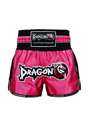 MT3075 Retro NEO Kick Boks Şortu Muay Thai Şort Pembe