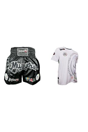Dragon Muay Thai İfma Tişört ve Şort Takımı Muaythai 2 li Set