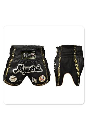 Drg Muay Thai Şort Siyah Federasyon Onaylı