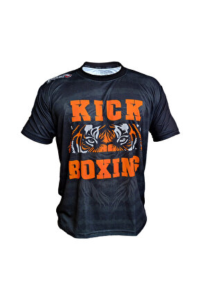 TX712 Tiger Kick Boks Tişört Kick Boxing Antrenman Tshirt