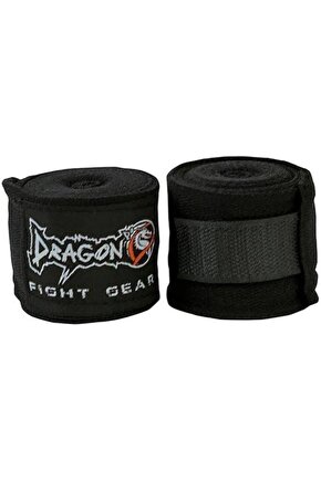Boks El Bandaji Kick Boks Muay Thai Bandaj 3,5 metre siyah