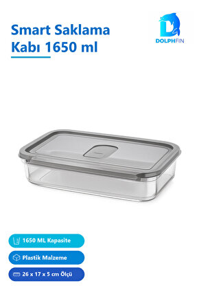 Smart Saklama Kabı 1650 ml, 26 x 17 x 5 cm