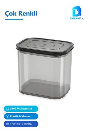 Smart Saklama Kabı 2400 ml Çok Renkli