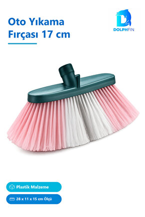 Oto Yıkama Fırçası 17 cm Çok Renkli Plastik