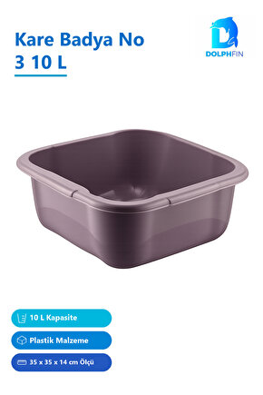 Kare Badya 10 L Plastik Temizlik Kovası