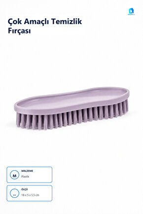Çok Amaçlı Temizlik Fırçası Çok Renkli 18 cm