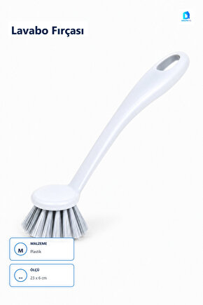 Lavabo Fırçası AK 108 Plastik 23 x 6 cm