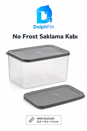 No Frost Saklama Kabı 3150 ml Siyah