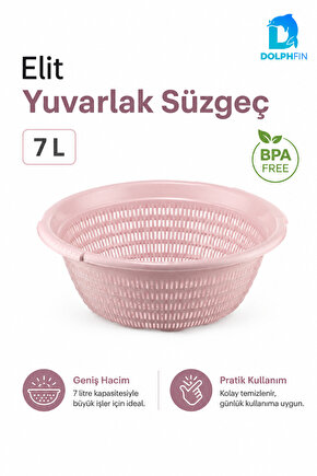 Elit Yuvarlak Süzgeç 7 L BPA Free