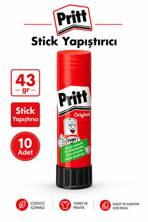 Pritt Original Stick Yapıştırıcı 43 gr 10lu Paket