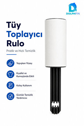 Tüy Toplayıcı Rulo Yapışkanlı Kıyafet Koltuk Temizleme Rulosu