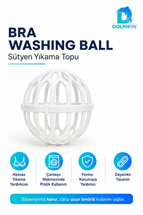 Sütyen Yıkama Topu Beyaz Çamaşır Makinesi İçin Koruyucu Yıkama Aparatı