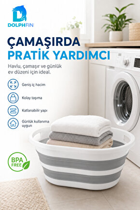 Katlanır Sele 35 LT Ev Dolap Banyo Düzenleyici Organizer