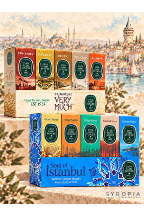 Hediyelik Kolonya Seti 10 × 16 ml