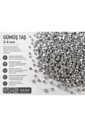 Dekoratif Doğal Taş 2-4 mm | Epoksi, Teraryum, Akvaryum, Saksı ve Resin Art -100 gr