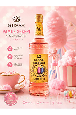 Pamuk Şeker Aromalı Kokteyl Şurup 70 Cl