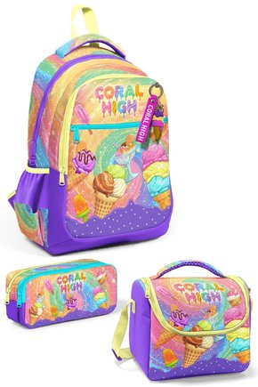Kids Milka Dondurma Desenli 3’lü Okul Çanta Seti SET0133254