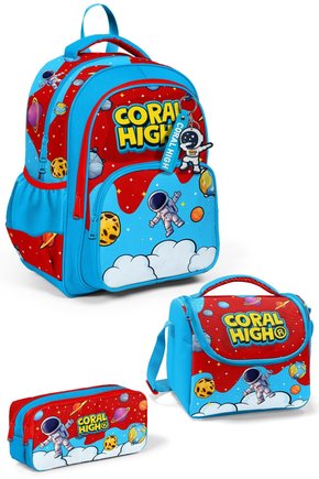 Kids Astronot Uzay Desenli 3lü Okul Çanta Seti SET0133245