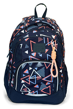 Geometrik Desenli Okul Sırt Çantası 24455