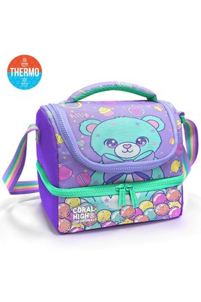 Kids Milka Şeker Ayıcık Desenli Thermo İki Katlı Beslenme Çantası 37202