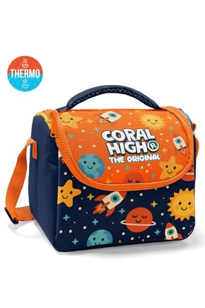 Kids Lacivert Uzay Desenli Thermo Beslenme Çantası 37160
