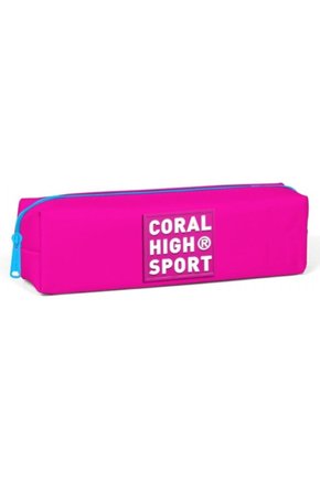 Sport Tek Bölmeli Pembe Kalem Çantası