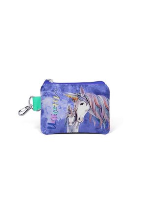 Lavanta Su Yeşili Unicorn Desenli Bozuk Para Çantası 21768