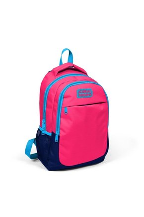 Kids Neon Mercan-lacivert Üç Bölmeli Okul Sırt Çantası 14392