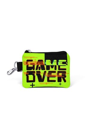 Kids Siyah Neon Sarı Game Over Desenli Bozuk Para Çantası 21828