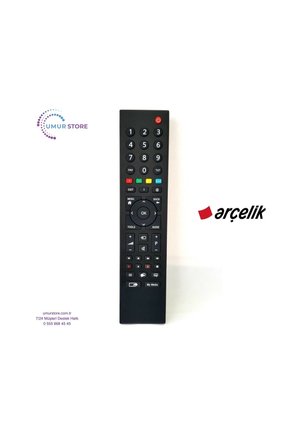 Arçelik İle Uyumlu A55-LB-8477 LED TV Kumanda