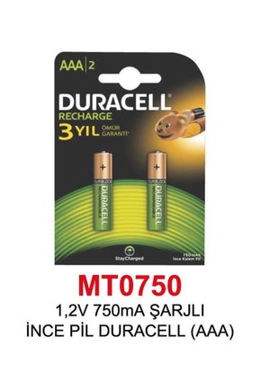 1,2V 750mA ŞARJLI İNCE PİL (AAA)