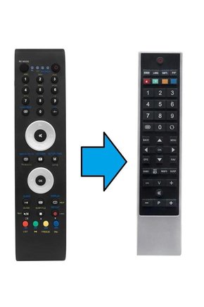 RC-1110 Lcd Tv Kumandası-Resimde Sağdaki Gönderilir