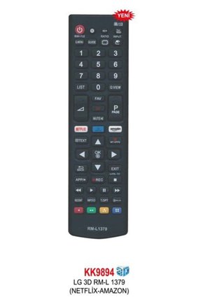 3D Rm-L 1379 (Netflix-Amazon) LCD Kumanda