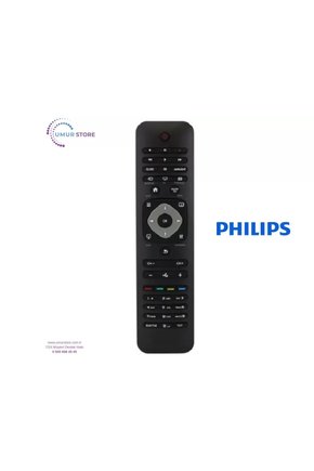 Philips İle Uyumlu 42PFL6678K12 Klavyesiz Televizyon Kumandası