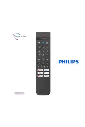 Philips İle Uyumlu Model 65PUS851012 qled 4k Ambilight Mikrofonlu Kumanda