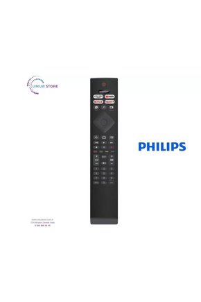 Philips İle Uyumlu 43PUS810862 Android Tv Kumanda