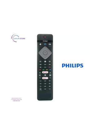 Philips İle Uyumlu Model 70PUS780512 Mikrofonlu Smart Tv Kumanda