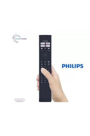Philips İle Uyumlu 50PUS880812 Smart Led Tv Kumandası-Mikrofonsuz