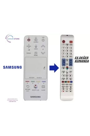 SAMSUNG İle Uyumlu Akıllı AA59-00775A Beyaz AA59-00774A – Yedek Kumandası
