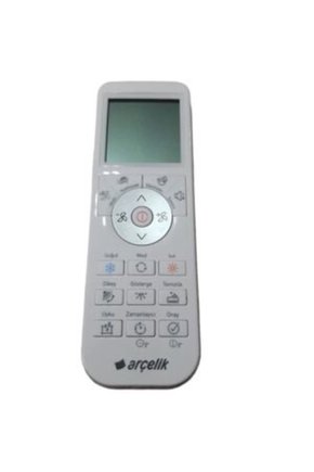 Arçelik ile uyumlu 5401552301 İnverter Klima Kumandası-Siyah Modelede Uyar