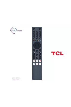 TCL İle Uyumlu 85C6K Mikrofonlu Led Tv Kumandası