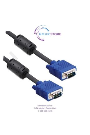 Vga Kablo 15 Pin ErkekErkek 30 Metre * Hytech Hy-Vga30