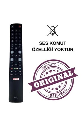 (Orjinal Ses Komutsuz) Tcl Rc802n Yaı2 Orijinal Kumanda