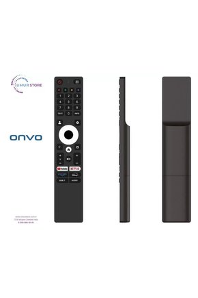 Onvo İle Uyumlu 55VQ90F3UA Smart Led Tv Kumandası-Mikrofonsuz