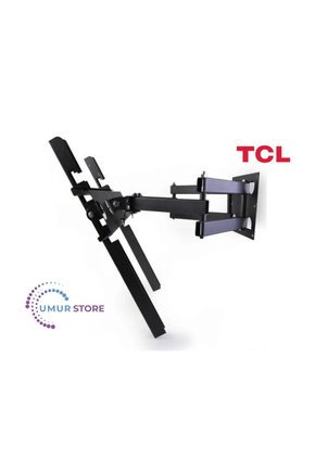 TCL 32S5400AF Uyumlu 80 Ekran Uyumlu Lcd Led TV Çift Kollu Hareketli Duvar Askı Aparatı