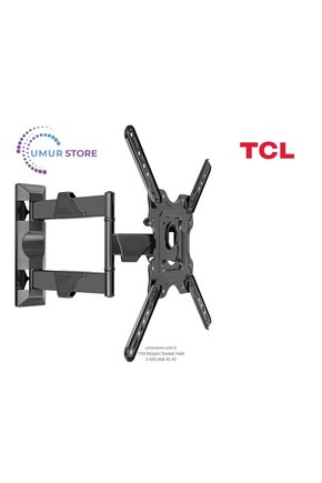 TCL 55T6C 55 139 Ekran Uyumlu Lcd Led TV Hareketli Duvar Askı Aparatı
