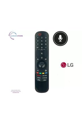 LG İle Uyumlu Model OLED48C14LB Mikrofonlu Smart Tv Kumanda