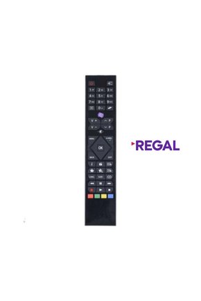 Regal İle Uyumlu Mor Tuşlu Netflix Lcd Led Televizyon Uzaktan Kumandası