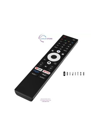 Dijitsu İle Uyumlu Model 65DQ33000 Mikrofonlu Google Smart Tv Kumanda