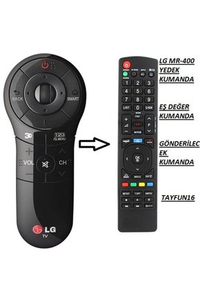 Lg Sihirli Mause An-mr 400 Yedek Kumandası